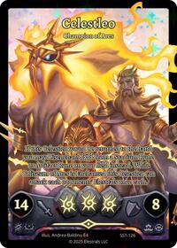 Celestleo - Champion of Ares | Divine Champions: Sunstrike | R | Holo | #SST-126