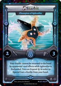 Starbit - Champion of Aphrodite | Divine Champions: Sunstrike | SR | Reverse Holo | #SST-R03