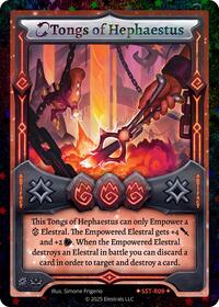 Tongs of Hephaestus | Divine Champions: Sunstrike | SR | Unspecified | #SST-R09