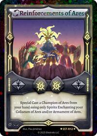 Reinforcements of Ares | Divine Champions: Sunstrike | SR | Unspecified | #SST-R12