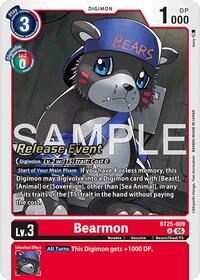 Bearmon - BT25-009 | Dual Revolution Release Event Cards | Uncommon | Foil | #BT25-009 U