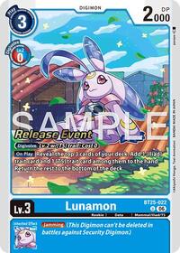 Lunamon | Dual Revolution Release Event Cards | Uncommon | Foil | #BT25-022 U