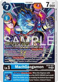 MachGaogamon | Dual Revolution Release Event Cards | Uncommon | Foil | #BT25-027 U