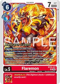 Flaremon | Dual Revolution Release Event Cards | Rare | Foil | #BT25-017 R
