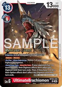UltimateBrachiomon | Dual Revolution Release Event Cards | Rare | Foil | #BT25-019 R