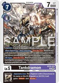 Tankdramon | Dual Revolution Release Event Cards | Rare | Foil | #BT25-074 R