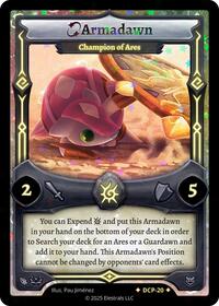 Armadawn - Champion of Ares | Divine Champions: Sunstrike Promos | SR | Holo | #DCP-20