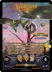 Phosvocell - Ultracharged | Divine Champions: Sunstrike Promos | SR | Holo | #DCP-22