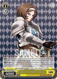 Grandmaster of the Sacred Paladin Order, Remedios Custodio | Nazarick: Tomb of the Undead Vol.3 Extra Booster | Uncommon | Normal | #OVL/SE51-E07 U