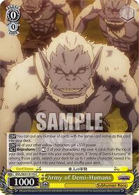 Army of Demi-Humans (B) | Nazarick: Tomb of the Undead Vol.3 Extra Booster | Common | Normal | #OVL/SE51-E11b C