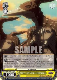 Army of Demi-Humans (D) | Nazarick: Tomb of the Undead Vol.3 Extra Booster | Common | Normal | #OVL/SE51-E11d C