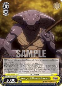 Army of Demi-Humans (A) (HC) | Nazarick: Tomb of the Undead Vol.3 Extra Booster | Holo Common | Normal | #OVL/SE51-E11Ha HC