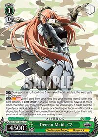 Demon Maid, CZ (HRR) | Nazarick: Tomb of the Undead Vol.3 Extra Booster | Holo Double Rare | Normal | #OVL/SE51-E18H HRR