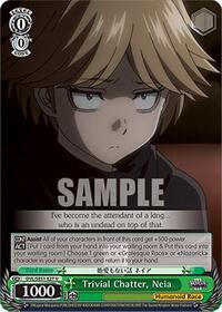 Trivial Chatter, Neia | Nazarick: Tomb of the Undead Vol.3 Extra Booster | Uncommon | Normal | #OVL/SE51-E27 U