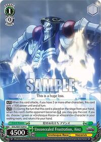 Unconcealed Frustration, Ainz | Nazarick: Tomb of the Undead Vol.3 Extra Booster | Uncommon | Normal | #OVL/SE51-E29 U