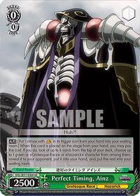 Perfect Timing, Ainz (HC) | Nazarick: Tomb of the Undead Vol.3 Extra Booster | Holo Common | Normal | #OVL/SE51-E36H HC