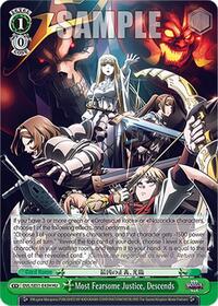 Most Fearsome Justice, Descends (HU) | Nazarick: Tomb of the Undead Vol.3 Extra Booster | Holo Uncommon | Normal | #OVL/SE51-E43H HU