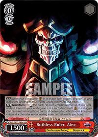 Ruthless Ruler, Ainz (HRR) | Nazarick: Tomb of the Undead Vol.3 Extra Booster | Holo Double Rare | Normal | #OVL/SE51-E46H HRR