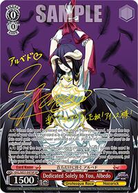 Dedicated Solely to You, Albedo (SP) | Nazarick: Tomb of the Undead Vol.3 Extra Booster | Special Rare | Normal | #OVL/SE51-E47SP SP