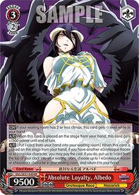 Absolute Loyalty, Albedo | Nazarick: Tomb of the Undead Vol.3 Extra Booster | Double Rare | Normal | #OVL/SE51-E49 RR