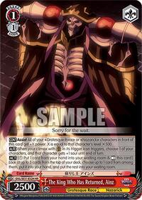 The King Who Has Returned, Ainz (HR) | Nazarick: Tomb of the Undead Vol.3 Extra Booster | High Rare | Normal | #OVL/SE51-E52H HR