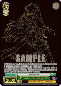 Precision Shooting, CZ (PR+) (Foil) | Nazarick: Tomb of the Undead Vol.3 Extra Booster | Promo | Normal | #OVL/SE51-PE01EX PR+