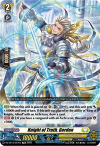 Knight of Truth, Gordon | DZ-SS13: Blaster Blade Start Deck | TD | Normal | #DZ-SS13/007EN