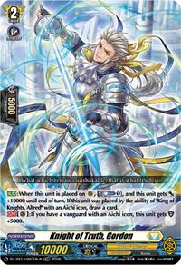 Knight of Truth, Gordon (TDR) | DZ-SS13: Blaster Blade Start Deck | TDR | Normal | #DZ-SS13/007EN-R