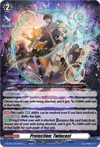 Protection: Twincast (TDR) | DZ-SS13: Blaster Blade Start Deck | TDR | Normal | #DZ-SS13/018EN-R