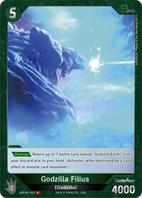 Godzilla Filius | Booster Set 4: Endless Wars | R | Foil | #EBP04-063