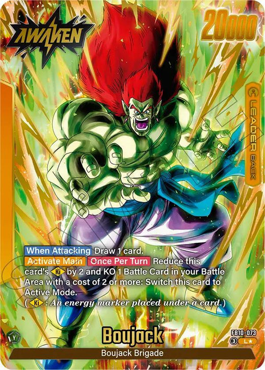 Boujack - FB10-073 (Alternate Art) Leader Holofoil