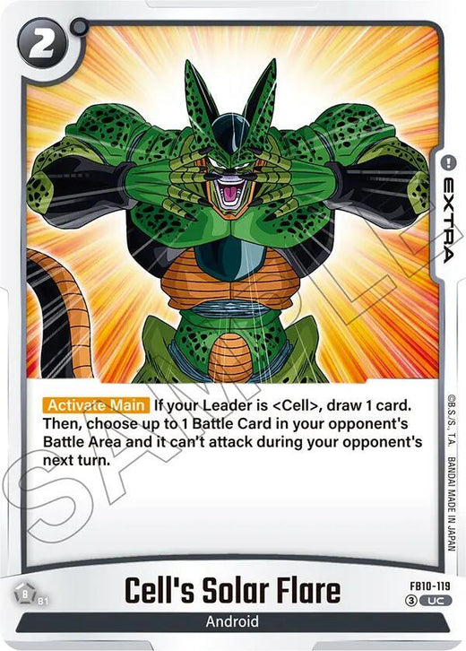 Cell's Solar Flare FB10-119 Uncommon
