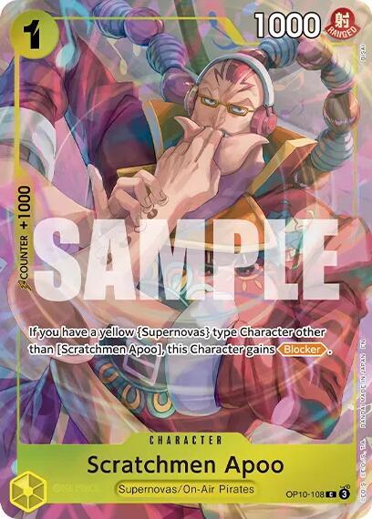 Scratchmen Apoo (Premium Card Collection -Best Selection Vol. 6-) OP10-108 C