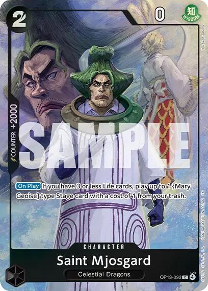 Saint Mjosgard (Premium Card Collection -Best Selection Vol. 6-) OP13-092 C
