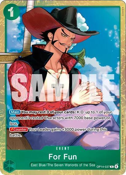 For Fun (Premium Card Collection -Best Selection Vol. 6-) OP14-037 R