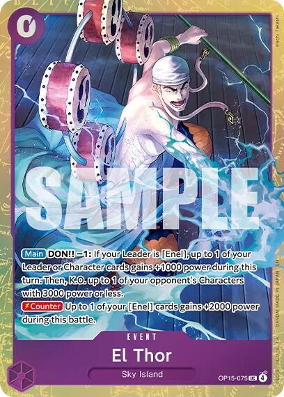 El Thor (Premium Card Collection -Best Selection Vol. 6-) OP15-075 UC