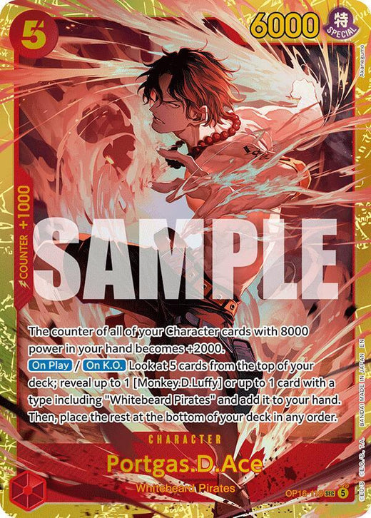 Portgas.D.Ace (118) OP16-118 SEC Foil