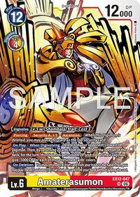 Amaterasumon | Digital World Shambala | Super Rare | Foil | #EX12-047 SR