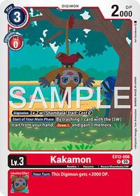 Kakamon | Digital World Shambala | Rare | Foil | #EX12-006 R