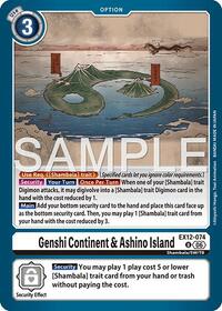 Genshi Continent & Ashino Island | Digital World Shambala | Uncommon | Normal | #EX12-074 U