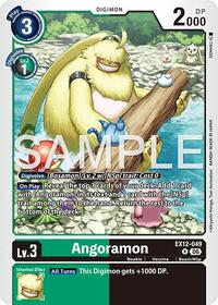 Angoramon | Digital World Shambala | Rare | Foil | #EX12-049 R