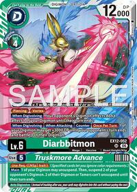 Diarbbitmon // Truskmore Advance | Digital World Shambala | Super Rare | Foil | #EX12-052 SR