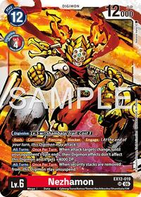 Nezhamon | Digital World Shambala | Super Rare | Foil | #EX12-019 SR