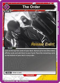 The Order | UE19BT: SAKAMOTO DAYS Release Event Cards | Uncommon | Normal | #UE19BT/SMD-1-074