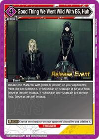 Good Thing We Went Wild With B5, Huh | UE19BT: SAKAMOTO DAYS Release Event Cards | Uncommon | Normal | #UE19BT/SMD-1-077