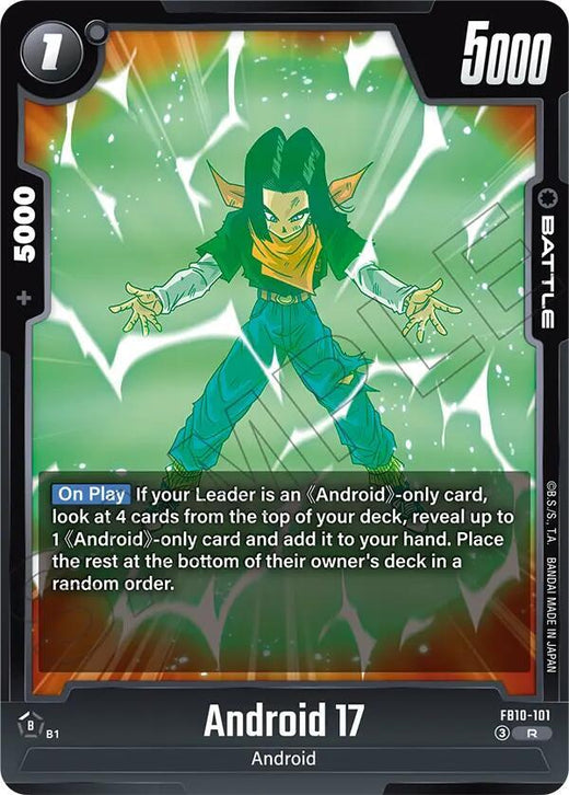 Android 17 - FB10-101 Rare Holofoil
