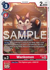 Wankomon | Digital World Shambala | Rare | Foil | #EX12-009 R