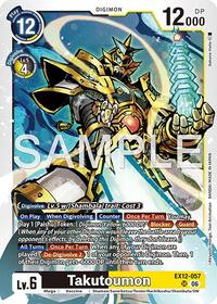 Takutoumon | Digital World Shambala | Super Rare | Foil | #EX12-057 SR