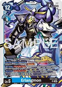 Erlangmon | Digital World Shambala | Super Rare | Foil | #EX12-034 SR