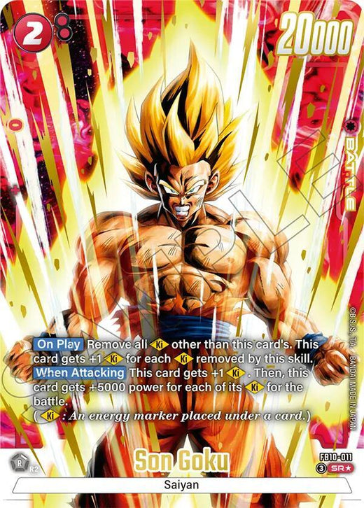 Son Goku - FB10-011 (Alternate Art) Super Rare Holofoil